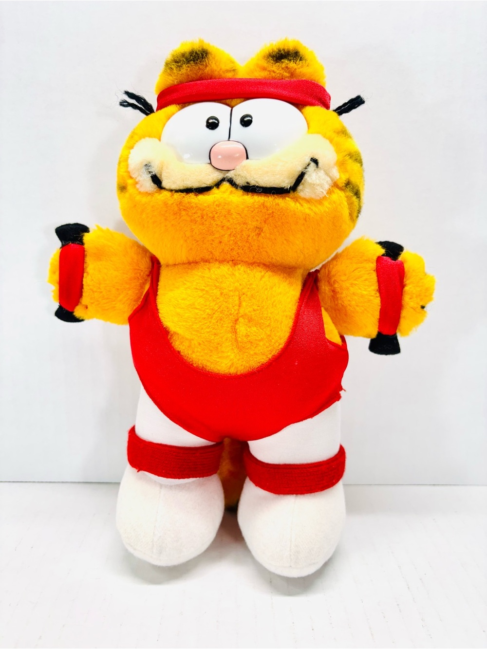 Dakin Garfield Aerobicize Exercise Plush Stuffed Animal 10" Vintage 1981